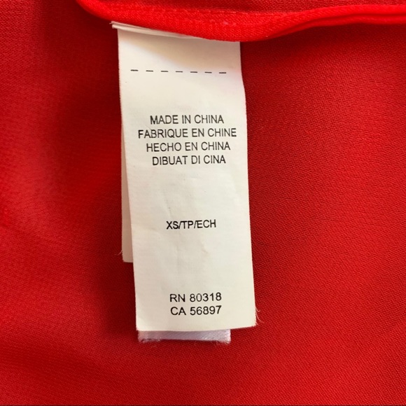 Lucky Brand Red Crochet Knit Sheer Layered Sweater - Picture 5 of 7